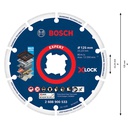 Disco de diamante 5&quot; Corte metal BOSCH / X-LOCK / DIAMANTADO / BOSCH-TABLA 6