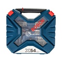 Juego de 54 Piezas X- LINE BOSCH AZUL / BOSCH-8-B-C