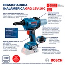 Remachadora Bateria 18V GRG 18V-16 C / BARETOOL / BOSCH-