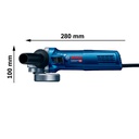 Amoladora 5 &quot; BOSCH GWS 9-125 S 900W / Velocidad Variable / EJE 5/8&quot; / BOSCH-7-D-4-A