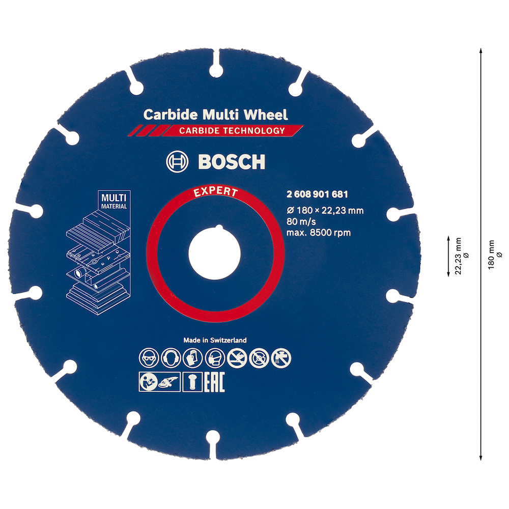 Disco de diamante 9&quot; BOSCH Corte de Metal 30 VECES MAS / EXPERT / BOSCH-