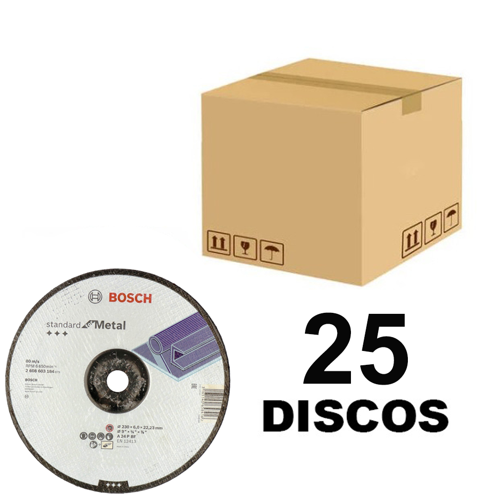 Disco abrasivo 9&quot; Pulido metal Concavo / STANDARD / BOSCH-