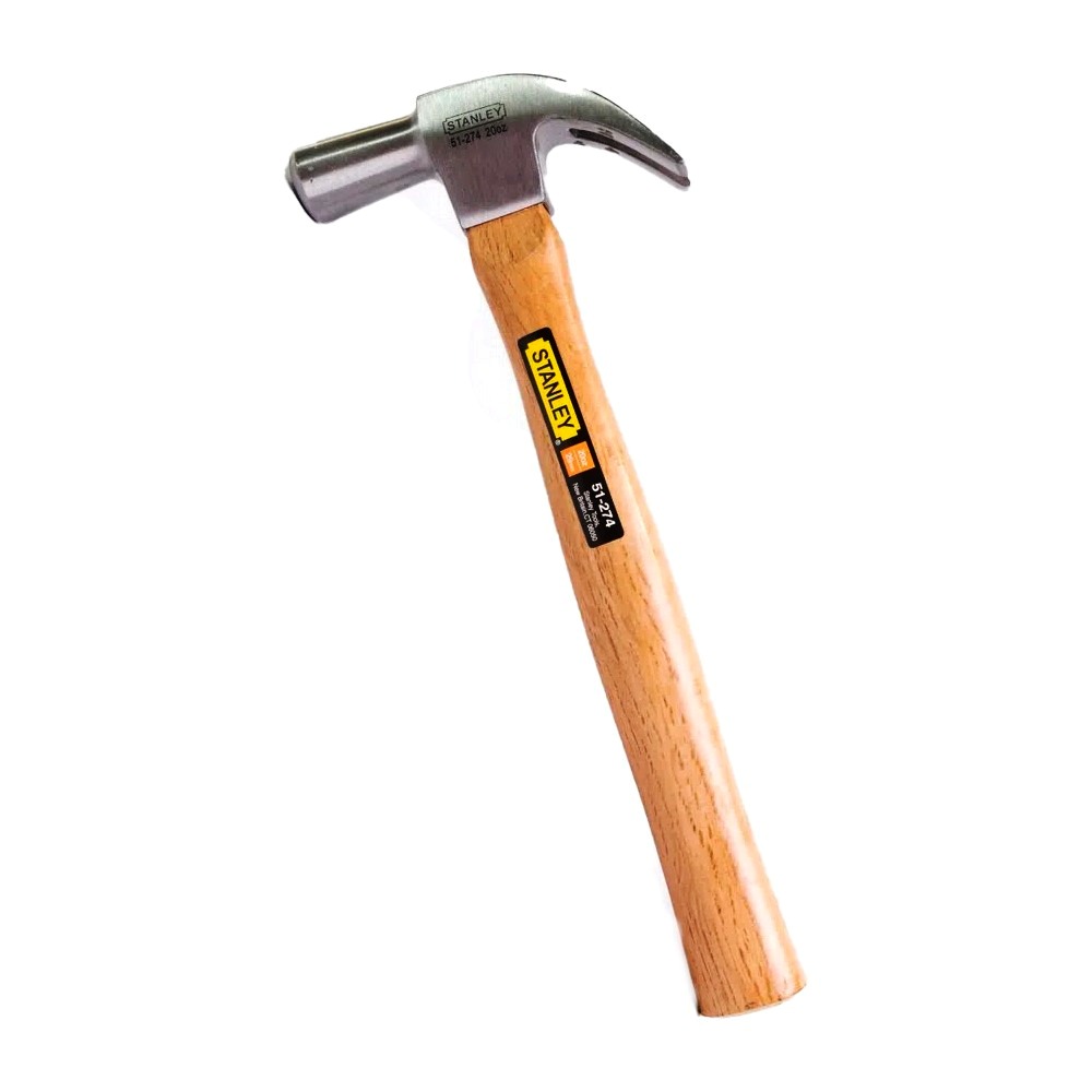 Martillo de Uña Curva 20 OZ Mango de Madera / STANLEY / DEWALT-