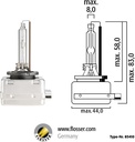 Bombilla Flosser XENON D1S / 85V / 35W / PK32 MEGA 4200°K / BOSCH-