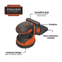 Lijadora Exentrica BLACK + DECKER / 5&quot; BDERO100 / 180 WATT / DEWALT-