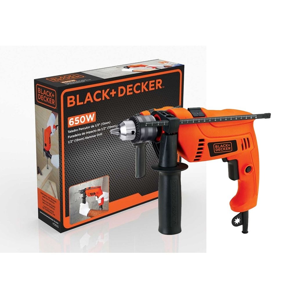 Taladro 1/2&quot; BLACK DECKER HD650 V/Variable Reversible / DEWALT-