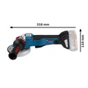 Amoladora 4 1/2&quot; GWS 18V-10 PC / BARETOOL / BOSCH-7-E-3