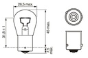 Bombilla Auxiliar BOSCH 667101 PY21W / 12V / BAU15S / AMBAR / BOSCH-