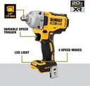Pistola de Impacto 1/2" DCF900B / BARETOOL / GRATIS DCB204 + DCB1104 / DEWALT-