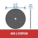 Ruedas Cortadoras 1 1/2&quot; / Kit 10 Unidades DR456 / BOSCH-