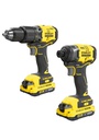 Combo Taladro SBD715+SBI810 / 2 Bateria 1 Cargador / 20 Volt / STANLEY / DEWALT-6-C-1-B