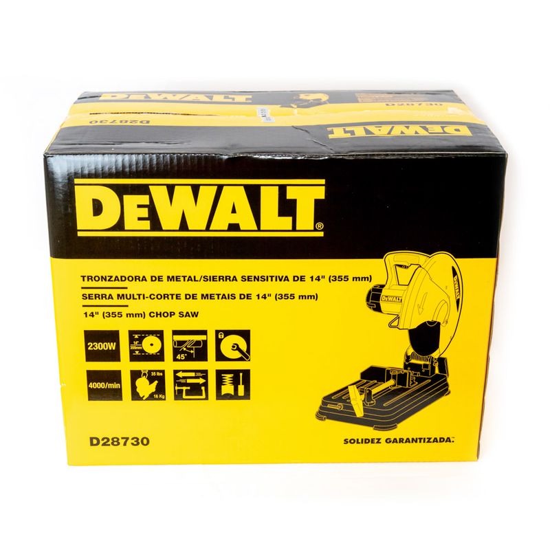 Tronzadora 14&quot; DeWalt D28730-B3 / 2300 Watt - 15 Amp  / DEWALT-