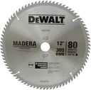 Disco Sierra Circular 12" DEWALT 80 Dientes / Eje 5/8" / 1" / DEWALT-