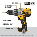 Taladro inalambrico 20 V DEWALT / BARETOOL / GRATIS DCB204 + DCB1104 / DEWALT-