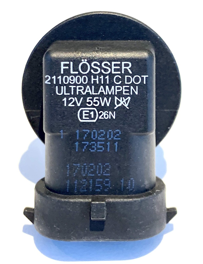 Bombilla FLOESSER / H11 / 12V / 55 W / ULTRA +90% BLISTER / BOSCH-4-D-3-E