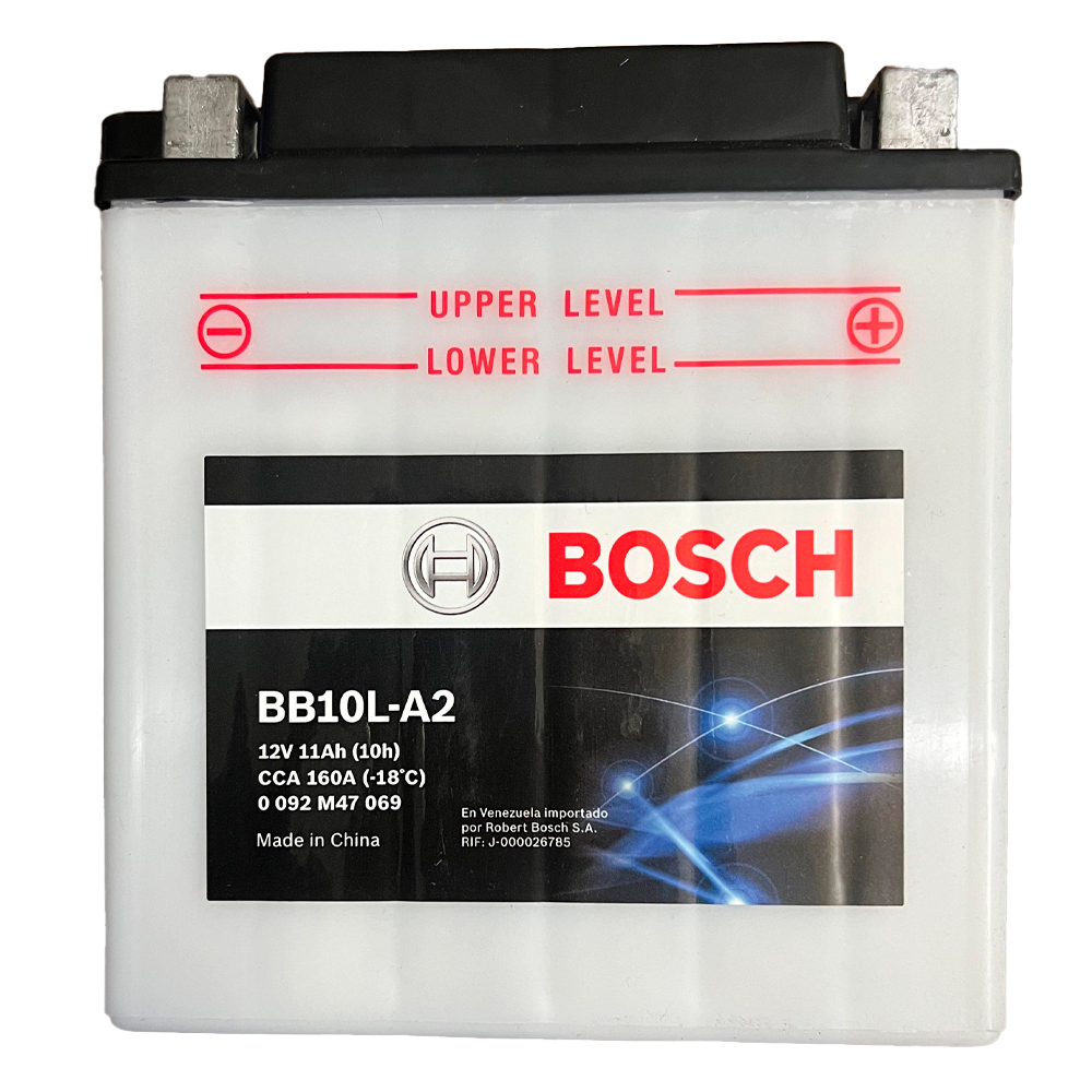 Bateria Moto BB10L-A2 / YB10L-A2 / 10 Ah / BOSCH