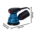 Lijadora Exentrica BOSCH / 5&quot; GEX 125 / BOSCH-9-E-2