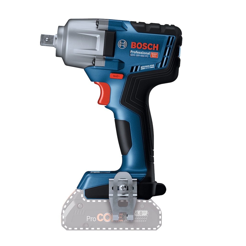 Pistola de Impacto 1/2&quot; GDS 18V-450 PC 18 V / 450 NM  / BARETOOL / BOSCH-