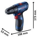 Taladro inalambrico 12 BOSCH Voltios GSR 120-LI / BOSCH-9-B-3