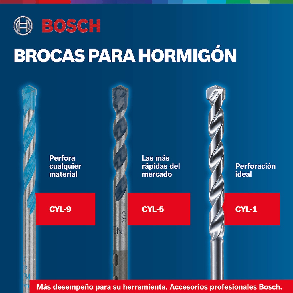 Broca Concreto BOSCH CYL- 8 MM - 5/16  BLISTER / BOSCH-