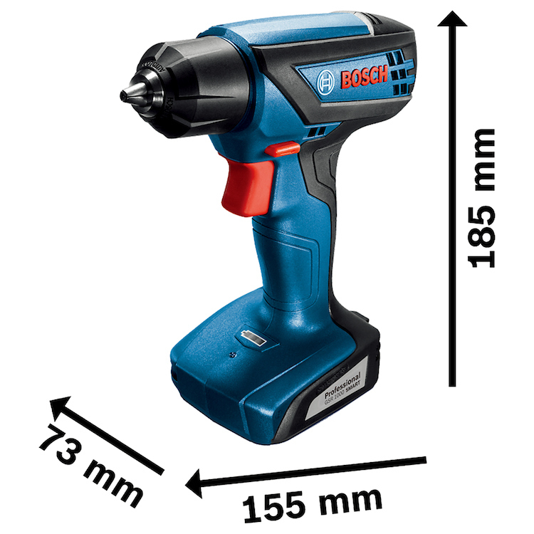 Taladro inalambrico 12 BOSCH Voltios GSR 1000 SMART / 6MM / BOSCH-