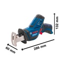 Sierra Sable BOSCH GSA 12V-LI / BARETOOL / BOSCH-
