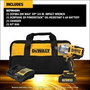 Pistola de Impacto 1/2&quot; DCF961GP1 / 1- BATERIA  5 Ah / DEWALT-6-D-1-D
