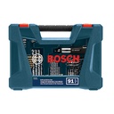 Juego de 91 Piezas V- LINE BOSCH AZUL / BOSCH-8-B-2