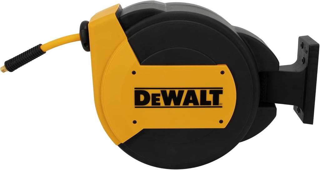 Manguera Con Carrete de 15 Metros ( 50 Pies ) Conector 1/4&quot; Grosor 3/8&quot; / POLIURETANO / DEWALT / DEWALT-