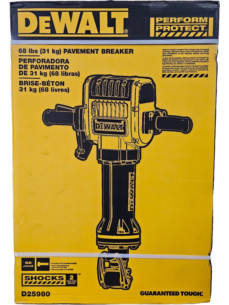 Martillo Demoledor 30 KG DEWALT HEX  1 1/8&quot; / 62 JOULES / D25980 / DEWALT-(2)-PASILLO-15