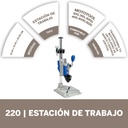Pedestal DREMEL DR220-01 / 26150220AA / BOSCH-8-C-2-A