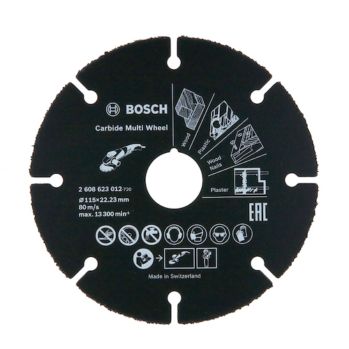 Disco de diamante 4 1/2" BOSCH Corte Madera / Metal / Platic / BOSCH-