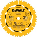 Disco Sierra Circular 8 1/4" 24D Corte Fino / DEWALT-Tabla-1