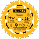 Disco Sierra Circular 7 1/4&quot; 24D DEWALT / DEWALT-Tabla-1