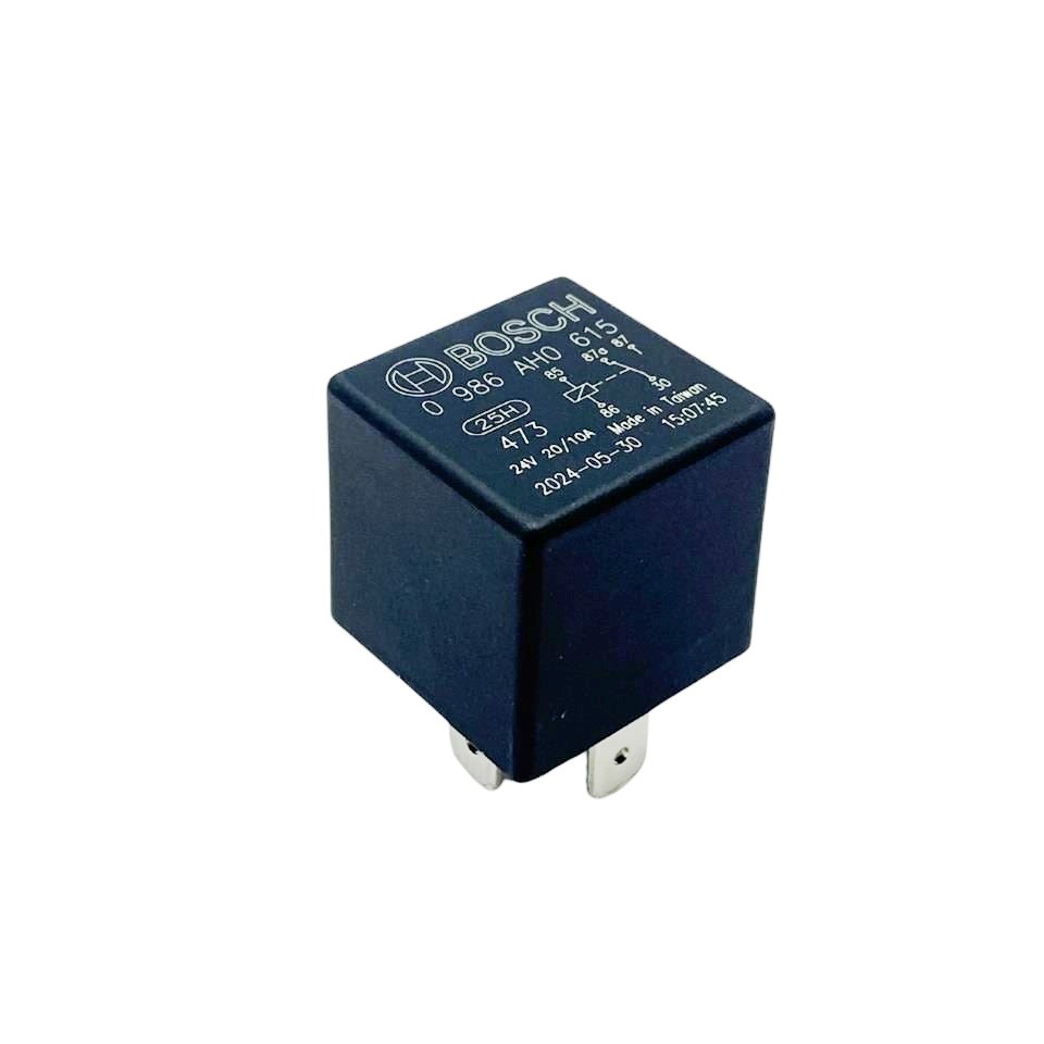 Relay BOSCH 24 V / 20-10 Amp 5 Terminales 87 - 87A / BOSCH-