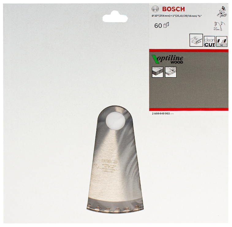 Disco Sierra Circular 10&quot; 60 Dientes BOSCH / BOSCH-