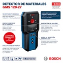 Detector D / Materiales GMS 120-27 BOSCH / BOSCH-