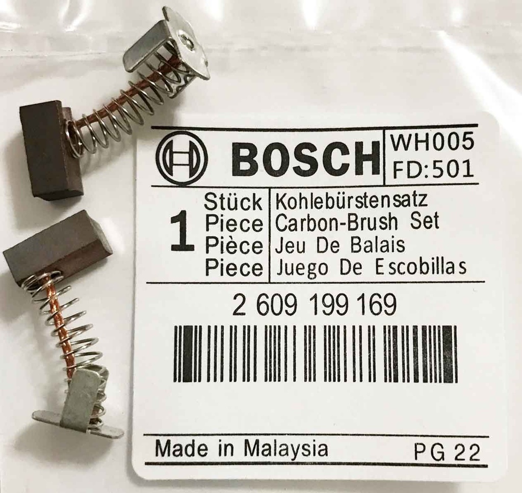 Carbones Atornillador GDX 180-LI / BOSCH-
