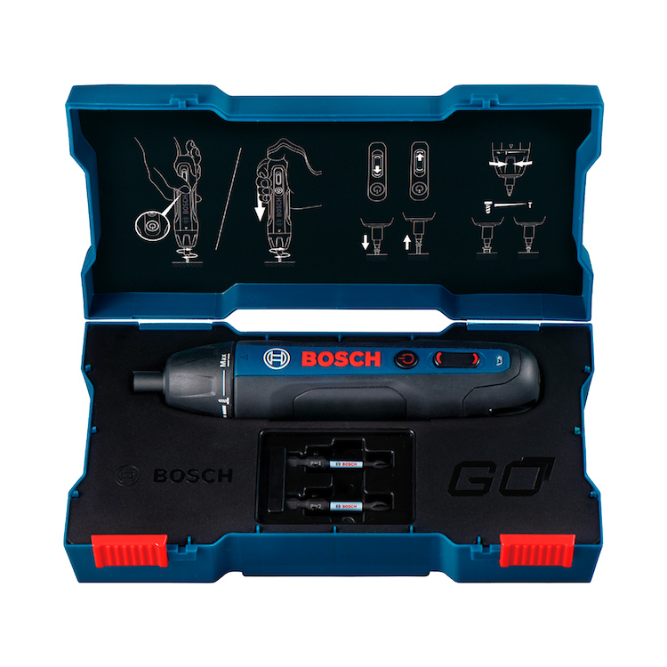 Atornilladora 3.6 Voltios BOSCH GO 2 / Con Puntas / BOSCH-