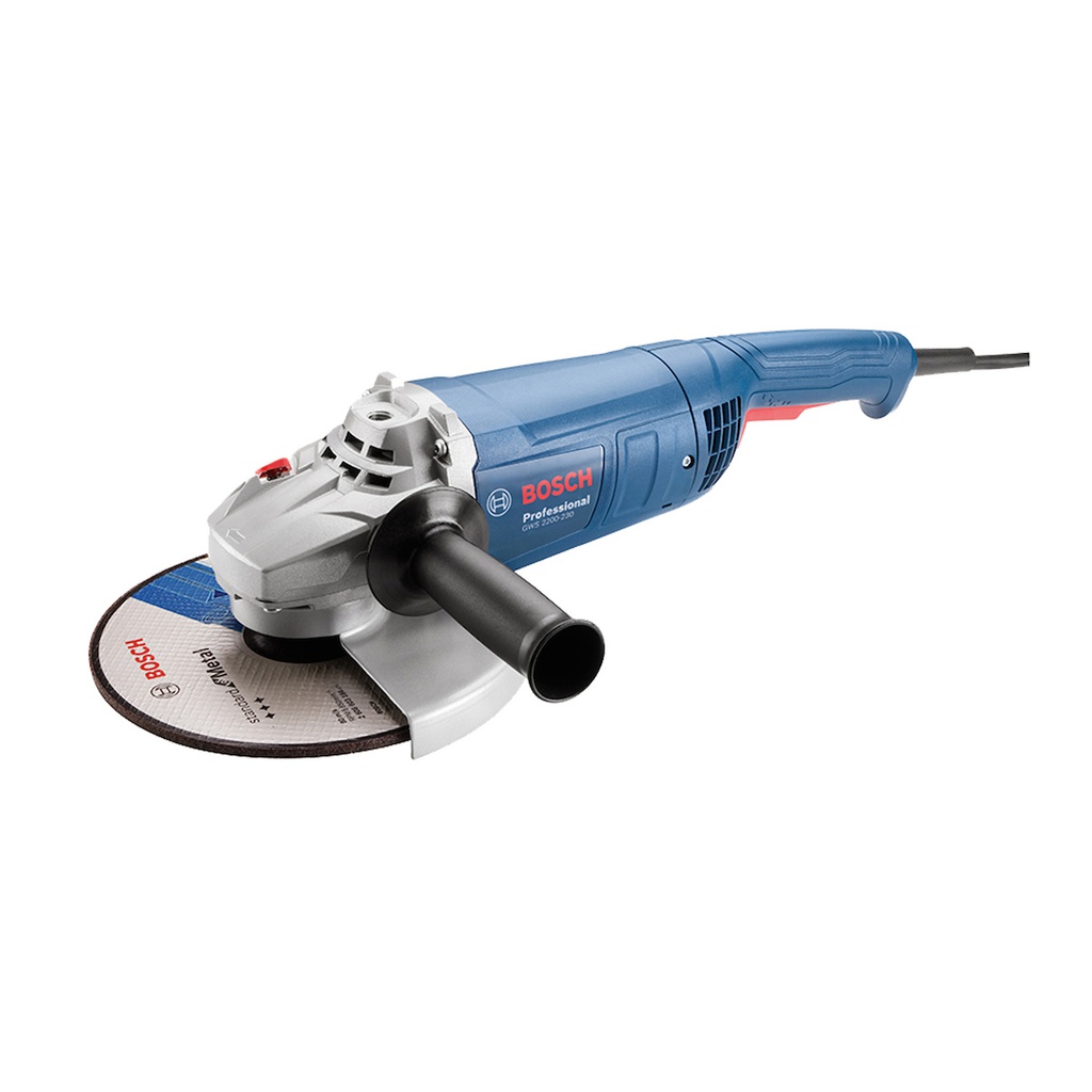 Amoladora 9&quot; BOSCH GWS 2200-230 / 2200 W / VULCANO 5/8&quot; / + GWS 700 5/8&quot;/ BOSCH-