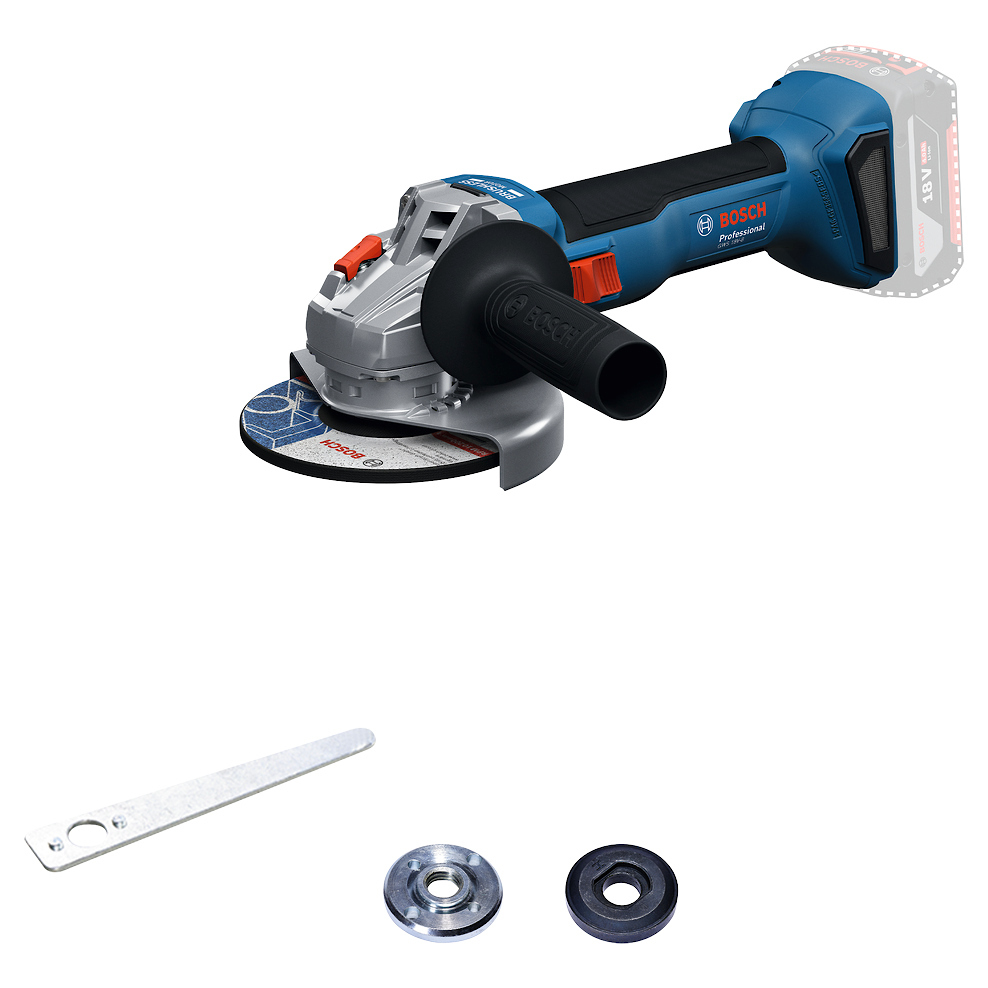 Amoladora 4 1/2&quot;  GWS 18V-8 / BARETOOL / BOSCH-