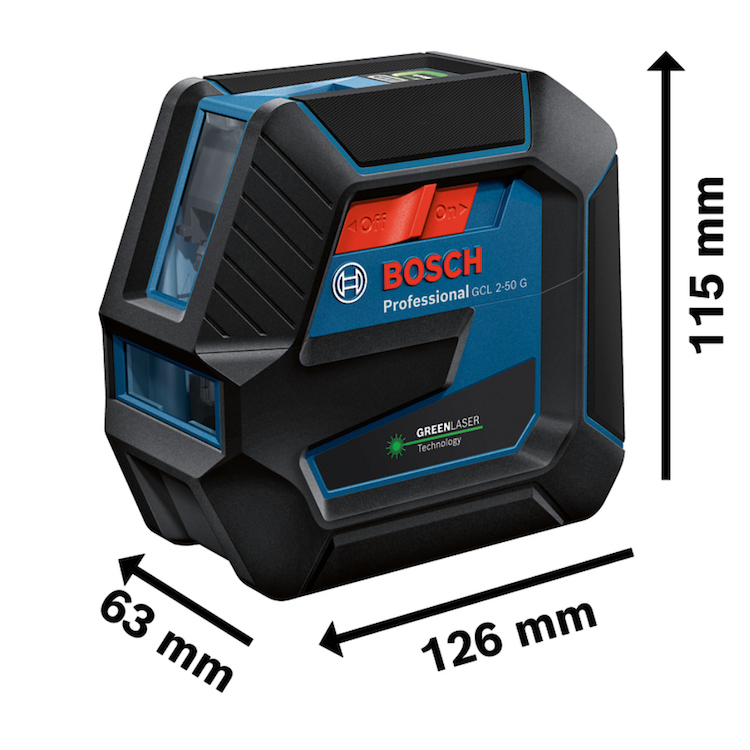 Nivel Laser Combinado Bosch GCL 2-50C + RM2 20M Lineas Cruzadas y Puntos  Bluetooth