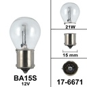 Bombilla Auxiliar Flosser P21W / 12V / BA15S / BOSCH-