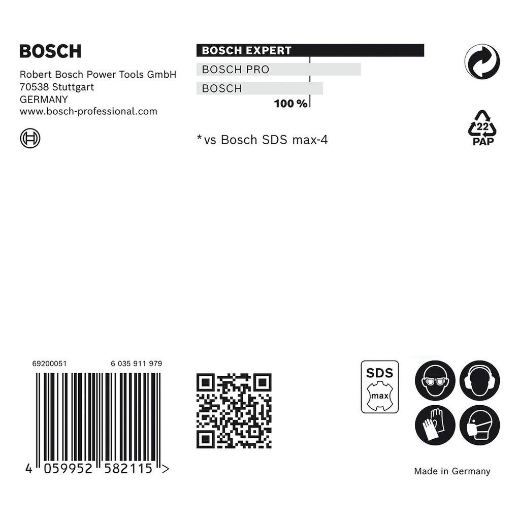 Broca SDS-Max 8X BOSCH 1 X 20 / BOSCH-