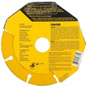 Disco abrasivo 4 1/2" Corte metal DEWALT / DIAMANTADO / DEWALT-Tabla-1