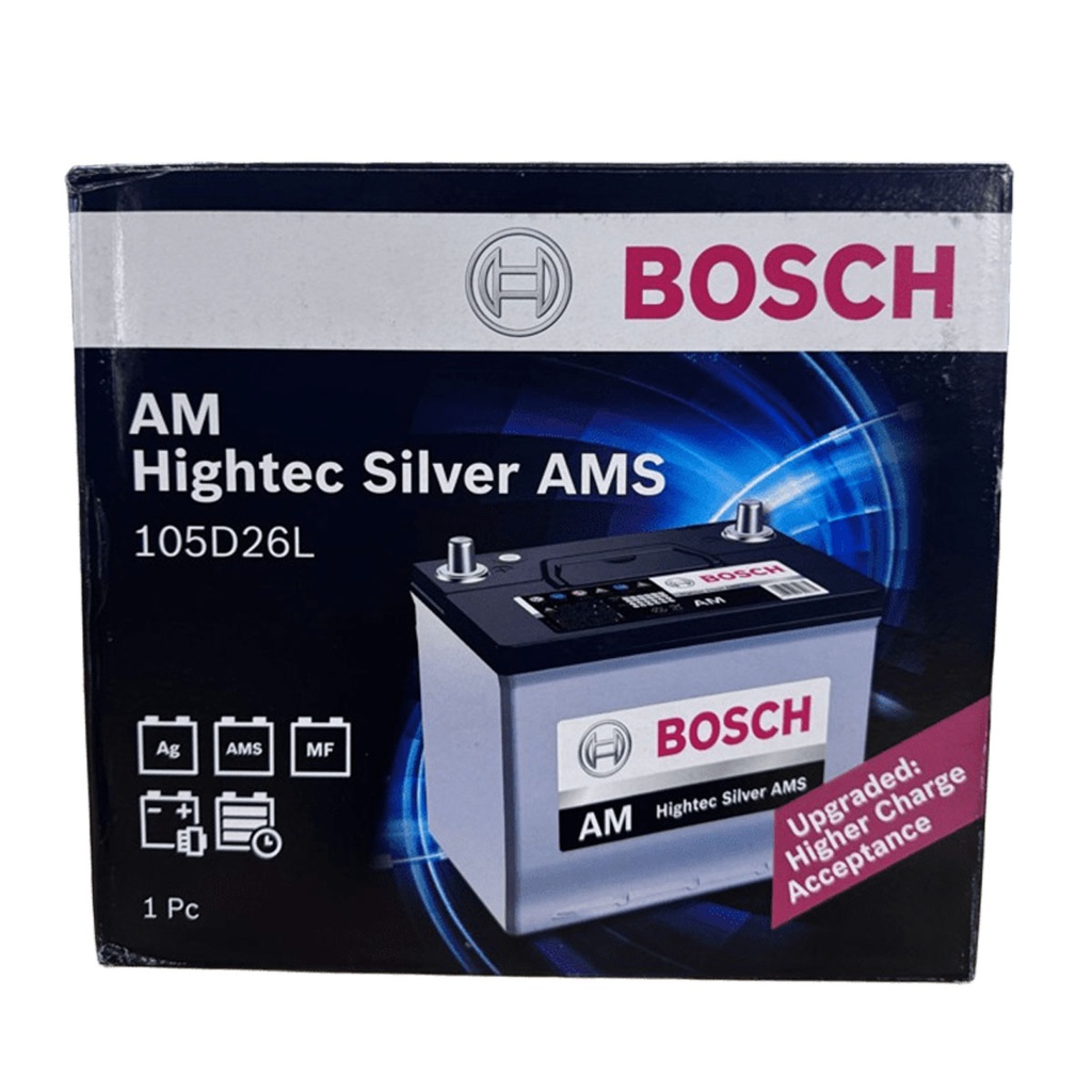 Bateria Carro BOSCH / N50Z / 55D23R / 105D26R / AMS / 730 CCA / 85 AH / BOSCH-