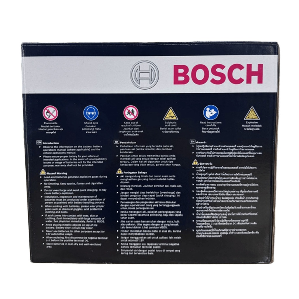 Bateria Carro BOSCH / N50ZL / 55D23L / 105D26L / BCI: 24 R / AMS / 730 CCA / 85 AH / BOSCH-