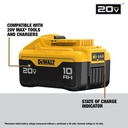 Bateria DEWALT 20 V / 10 Ah / DCB210 DEWALT / DEWALT-6-E-1-A-1