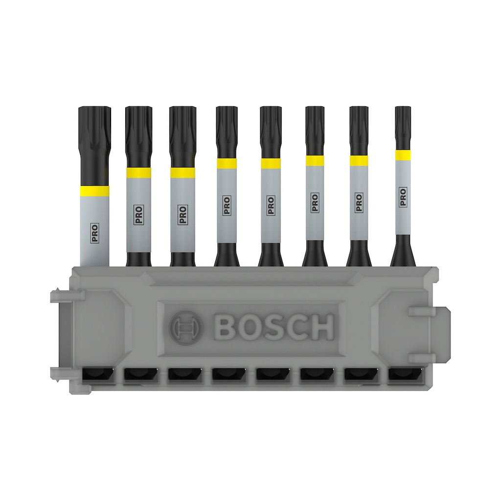 Punta Torx T15-T20-T25-T30-T40 BOSCH / 8 UNIDADES / BOSCH-TABLA-ACC