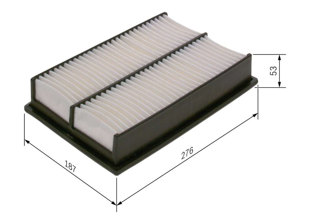 Filtro de aire CA9898 / MAZDA 3 / 2004 - 2014 / BOSCH-